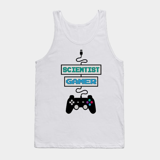 Scientist Gamer Tank Top by jeric020290